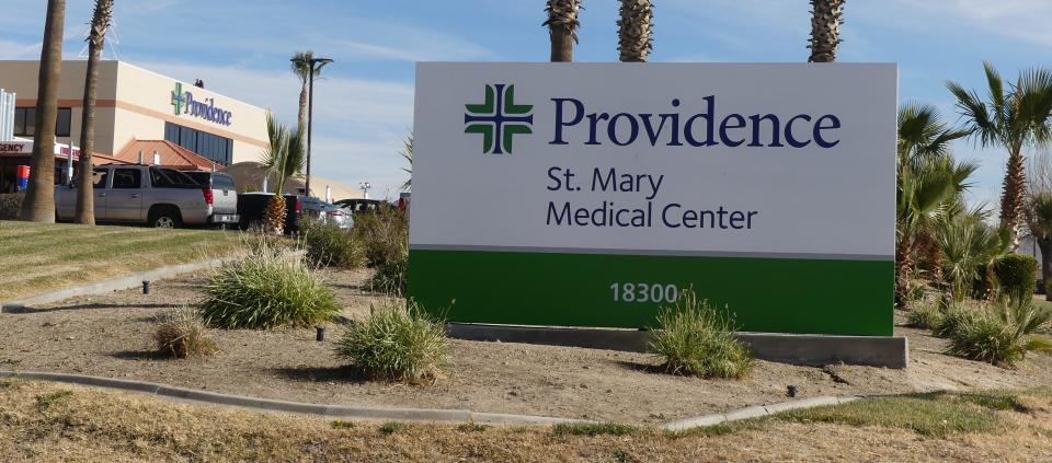 Providence St. Mary Medical Center in Apple Valley was one of three California hospitals that received an "F" grade in safety, according to Leapfrog.