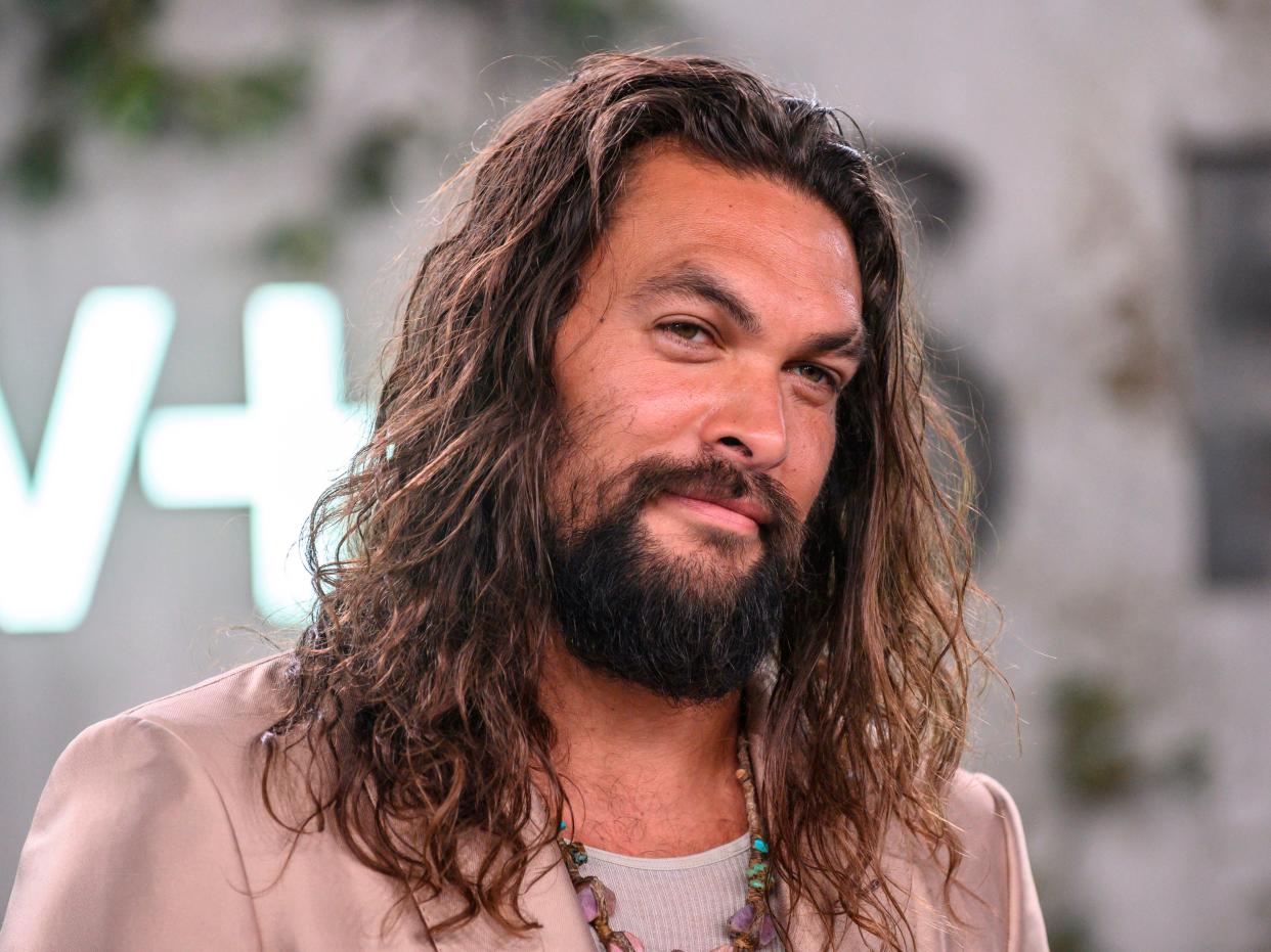 It was to Momoa’s credit that he engaged with the question in a thoughtful way.  He even ended on a pretty revealing note (AFP/Getty)