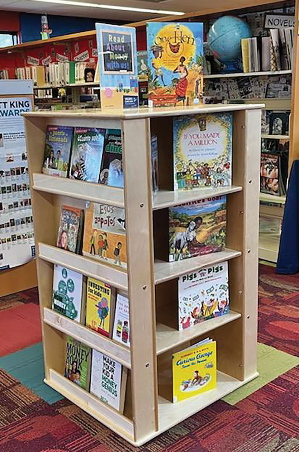 Virginia Credit Union partnered with a branch of the Richmond Public Library to create a kiosk with books on money management and personal finance basics for readers in preschool through sixth grade.