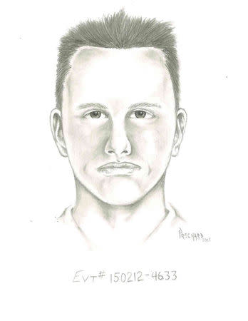 A Las Vegas Metropolitan Police Department composite sketch shows a suspect, a white male approximately 25 years of age, in the fatal shooting February 12, 2015 of Tammy Meyers in Las Vegas. REUTERS/Las Vegas Metropolitan Police Department/Handout