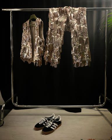 <p>Harry Lambert/Instagram</p> Harry Styles tour outfit