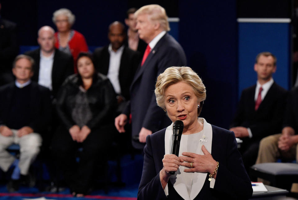 Hillary Clinton and Donald Trump face off for their second fiery debate