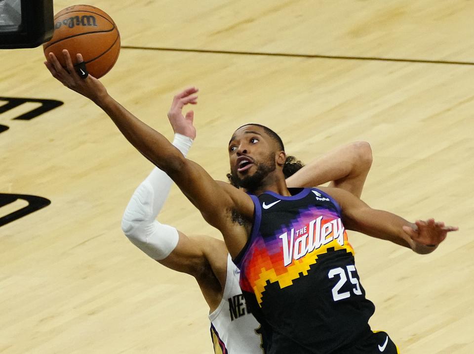 Mikal Bridges shined for the Phoenix Suns in their Game 5 win over the New Orleans Pelicans on Tuesday night.