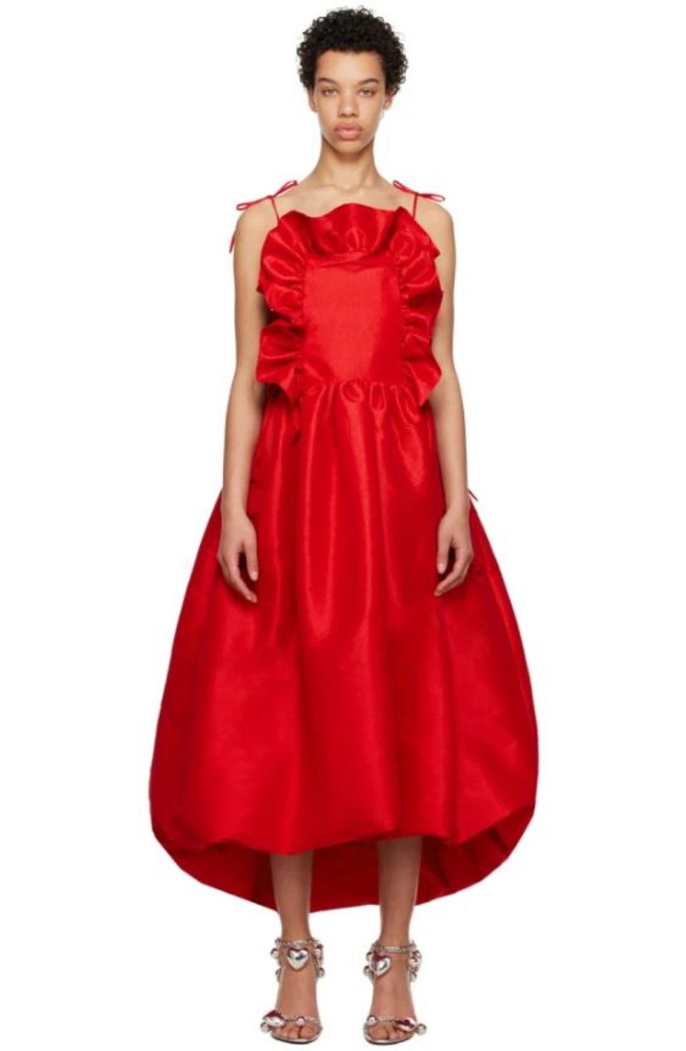  (Kika Vargas red dress.)