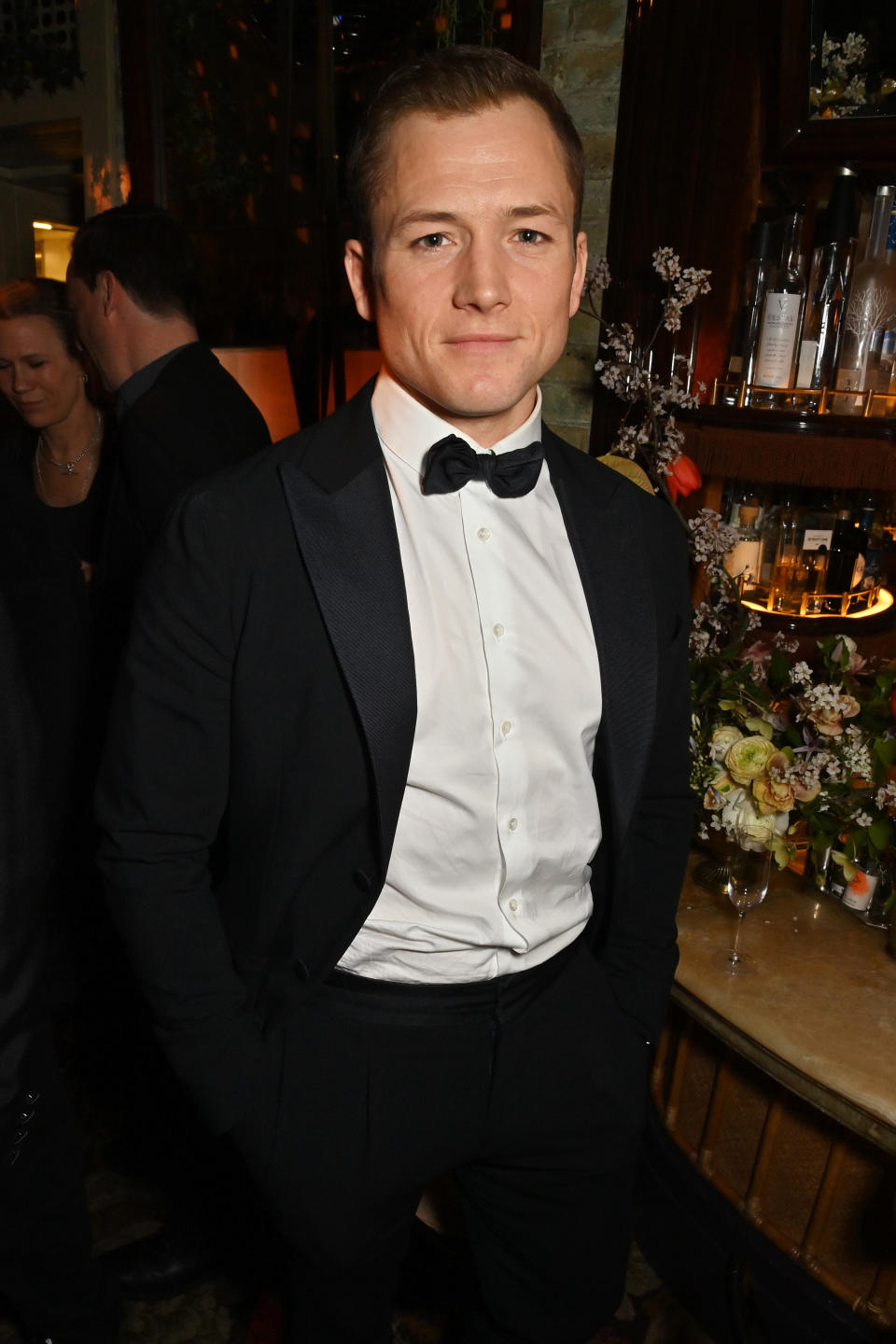 Closeup of Taron Egerton