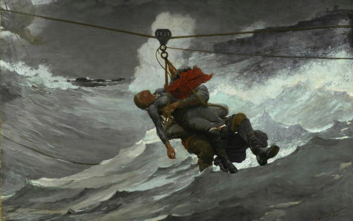 Homer’s The Life Line (1884) - Philadelphia Museum of Art