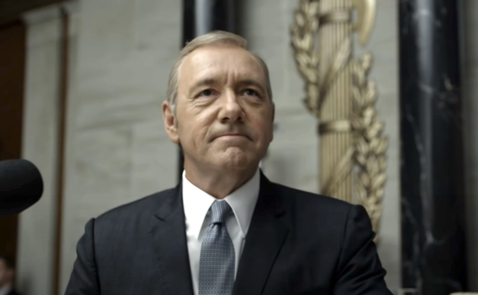 Kevin Spacey in "House of Cards"