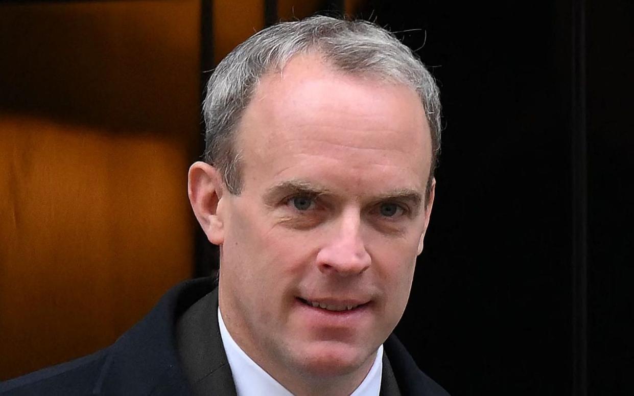 Dominic Raab - DANIEL LEAL/AFP