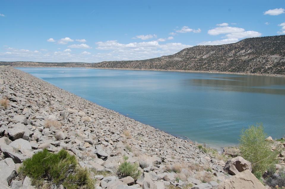 N.M. Highway 539, which runs atop Navajo Dam, will be closed through May 15 as federal officials conduct exploratory drilling as they try to develop a plan to address seepage.