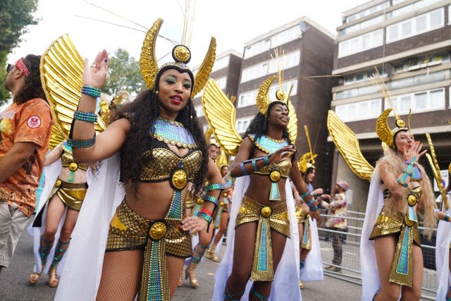 Notting Hill Carnival participants