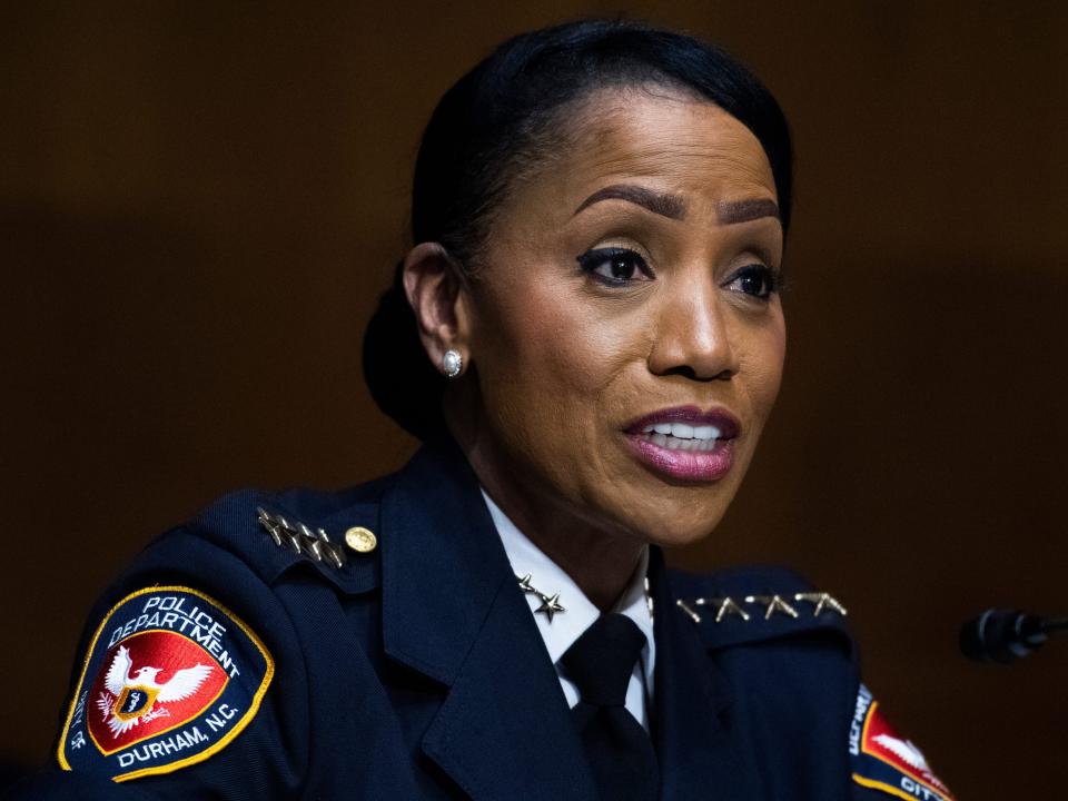 Cerelyn J. Davis, the Chief of Police for the Memphis Police Department, is pictured.