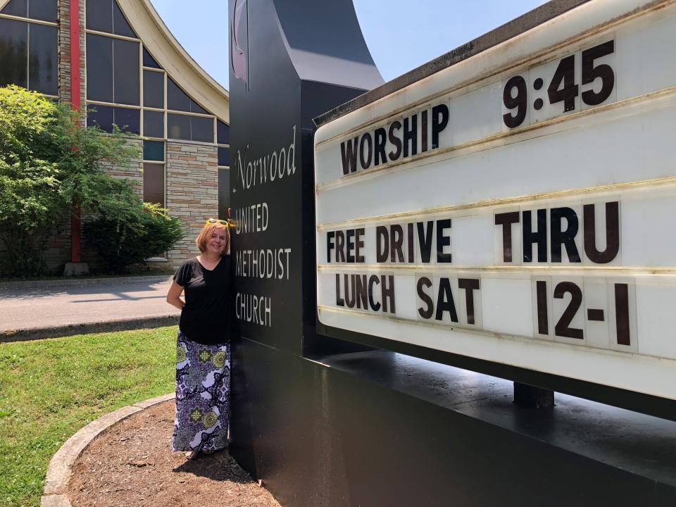 Annette Spence has been active organizing meals for people in the community of Norwood.