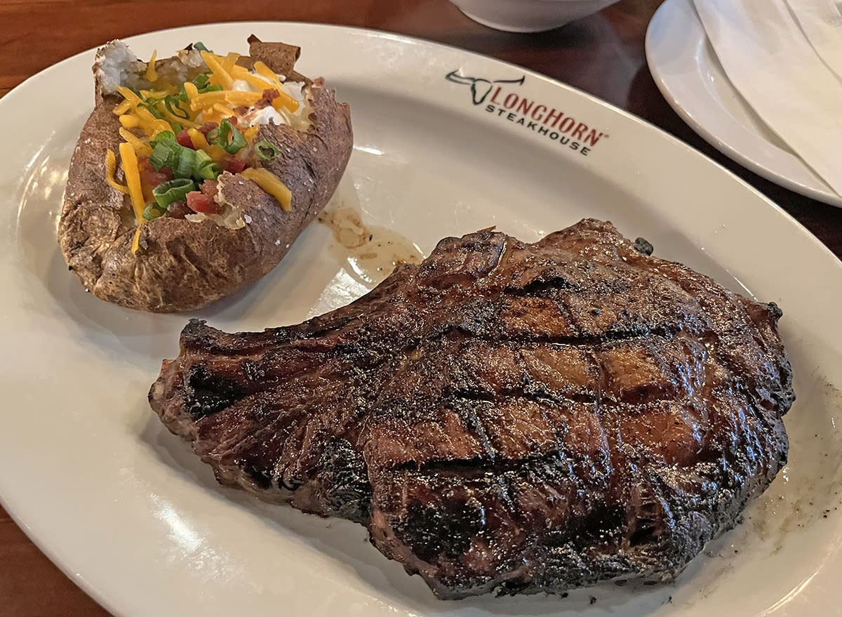 Outlaw Ribeye at LongHorn Steakhouse