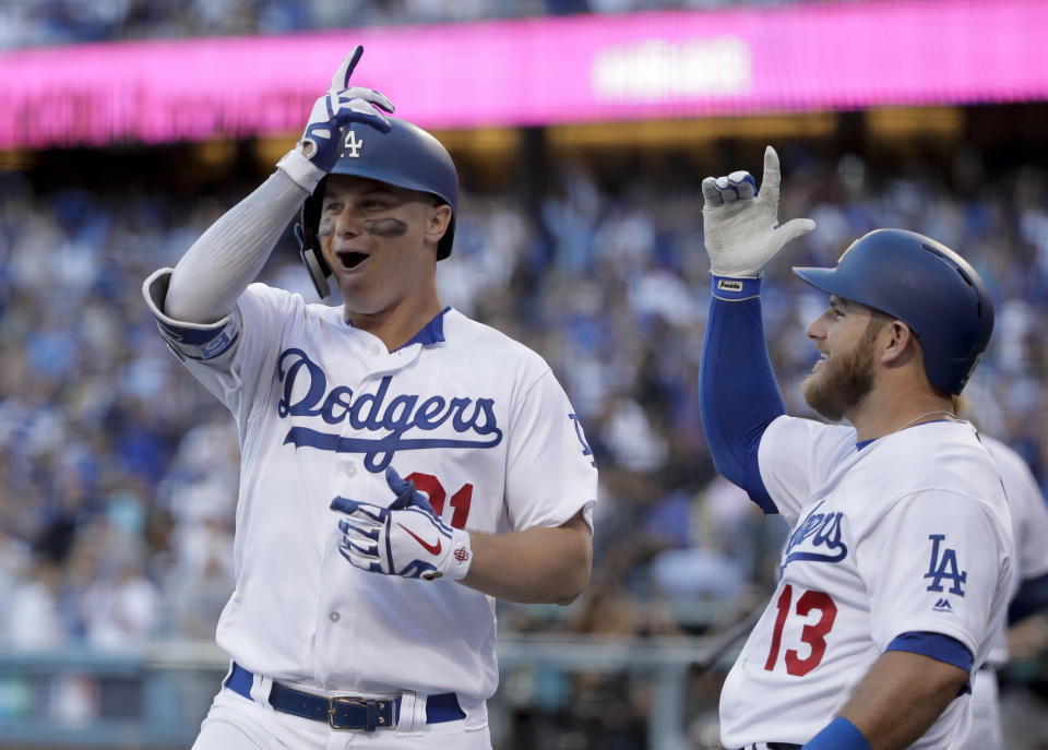 Joc Pederson put the Dodgers up early in the NLDS with a solo home run. (AP Photo/Jae C. Hong)