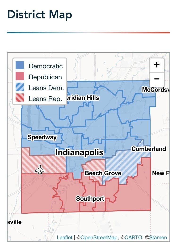 The proposed Indianapolis council districts likely keep a Democratic supermajority while potentially giving Republicans more seats.