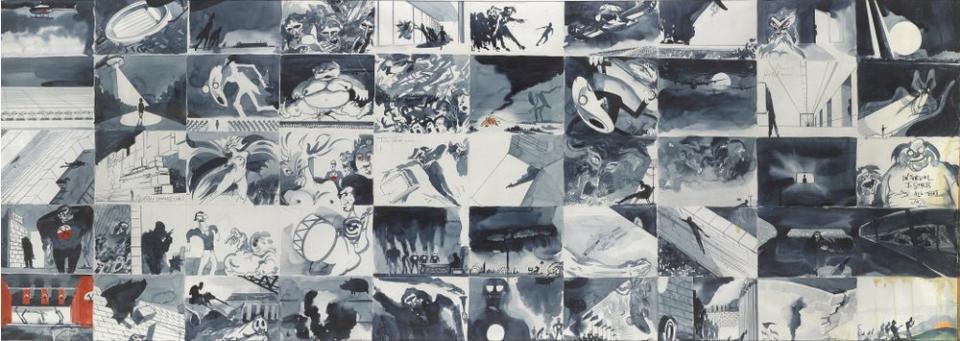 Storyboard for The Wall film, 1981. | Gerald Scarfe