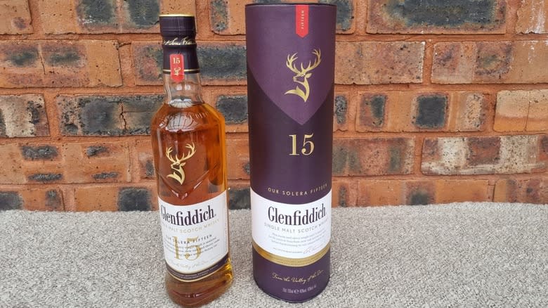 Glenfiddich 15-year bottle