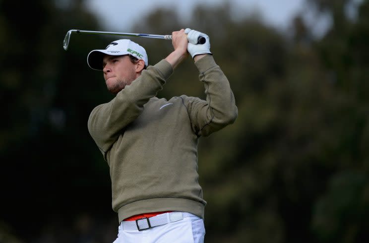 Thomas Pieters had a great week in L.A., except for one moment. (Getty Images)