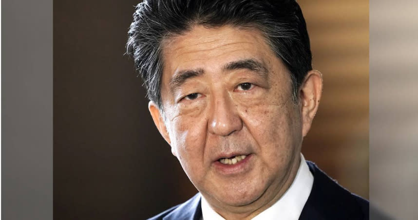 日本前首相安倍晉三。（圖／達志／美聯社）