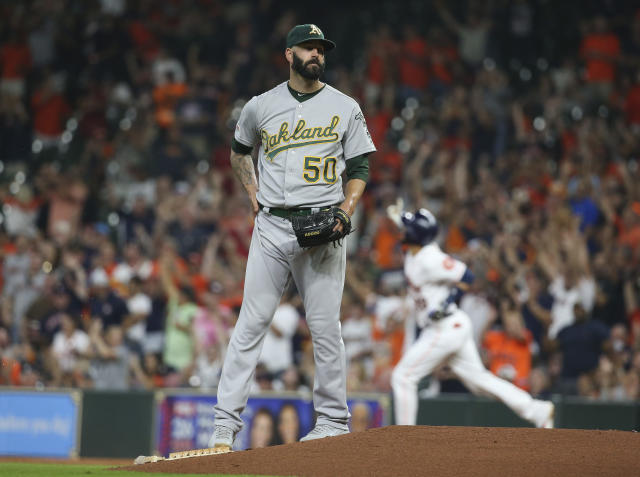 Why Oakland A's pitcher Mike Fiers played with unusual beard