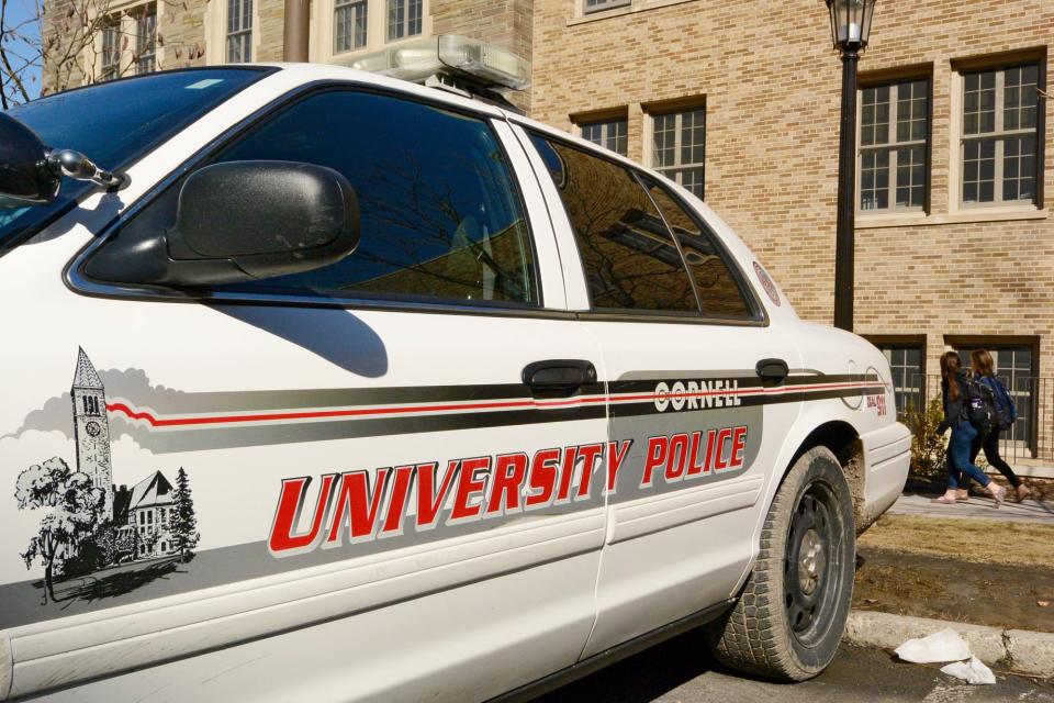 A Cornell University Police patrol vehicle.