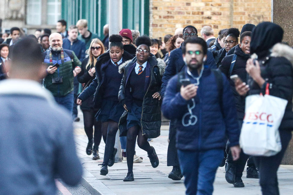 The attack on London Bridge on Friday afternoon sparked panic (Picture: PA)