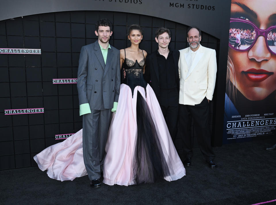 Josh O’Connor, Zendaya, Mike Faist and Luca Guadagnino