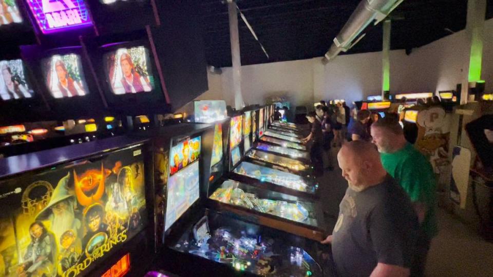 Super Abari Game Bar has 35 pinball machines, 55 arcade games, 12 beer taps and more at the new Belmont Charlotte location.