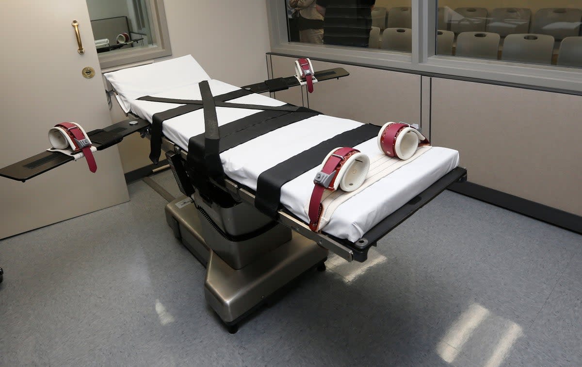 Oklahoma’s execution chamber  (Copyright 2016 The Associated Press. All rights reserved.)