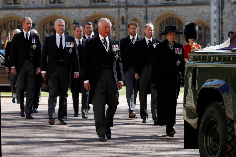 <h1 class="title">The Funeral Of Prince Philip, Duke Of Edinburgh Is Held In Windsor</h1><cite class="credit">WPA Pool</cite>