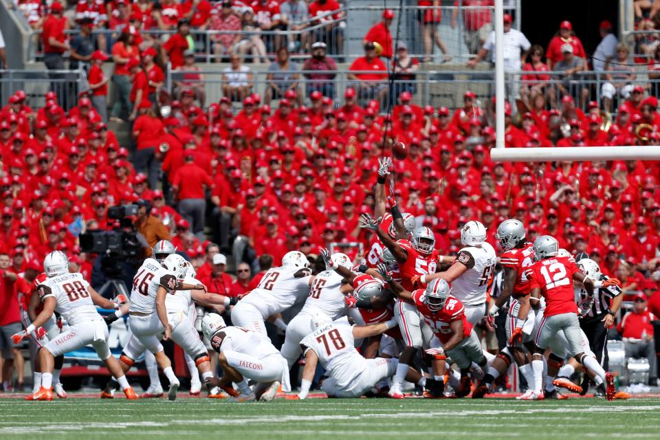 Jake Suder hit 9-of-12 field goals for Bowling Green in 2016. (Getty Images)
