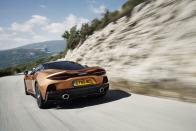 <p>The McLaren GT is powered by a twin-turbocharged 4.0-liter V-8 that cranks out 612 horsepower and 465 pound-feet of torque. The rear wheels receive power from the seven-speed automatic transmission.</p>