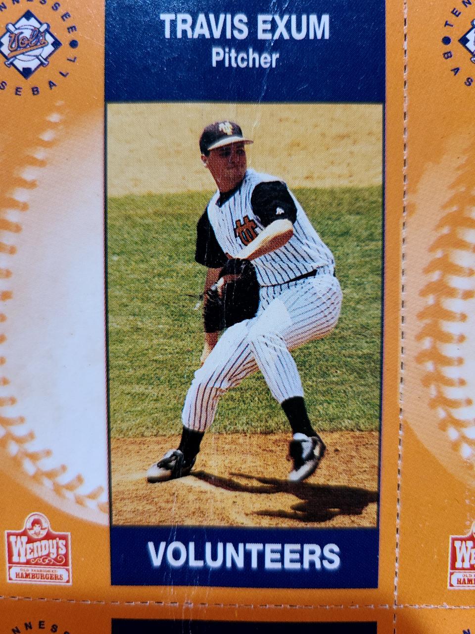 Travis Exum came to UT on an athletic scholarship and was part of the Vols' College World Series baseball team in 1995. He’s now dealing with long COVID.