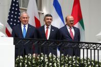 U.S. President Trump hosts leaders for Abraham Accords signing ceremony at the White House in Washington