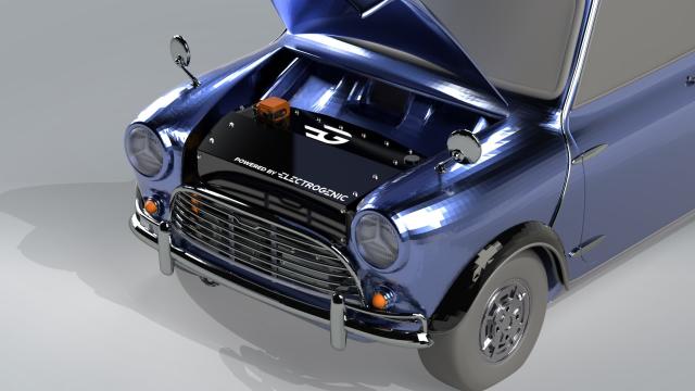 British firm create £15k drop-in kit that turns your classic Mini electric