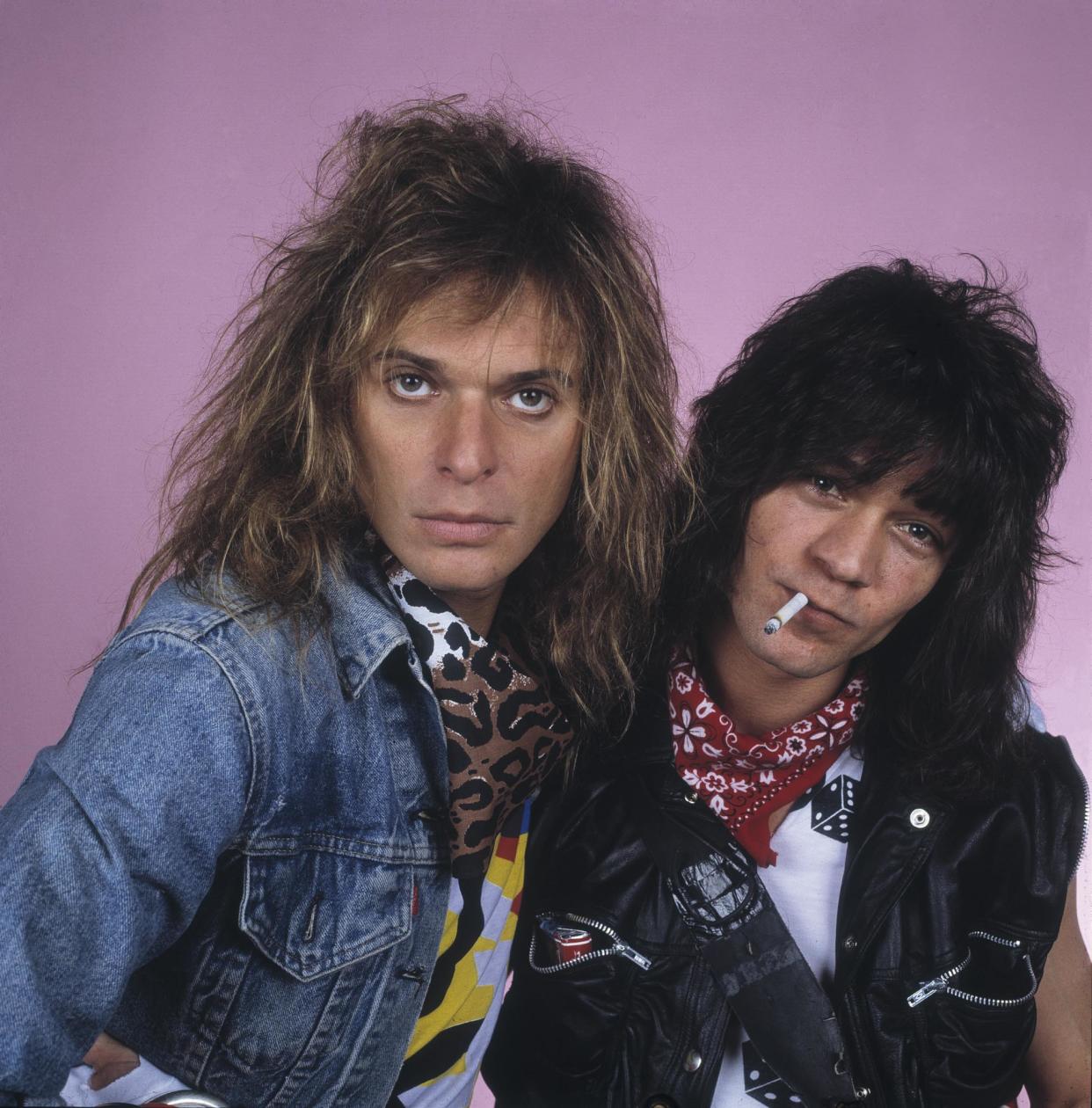David Lee Roth and Eddie Van Halen in 1984. Eddie told Blair Roth was only interested in “dance music” and doing his “Vaudeville shtick” on stage. - Credit: Andy Freeberg/Getty Images