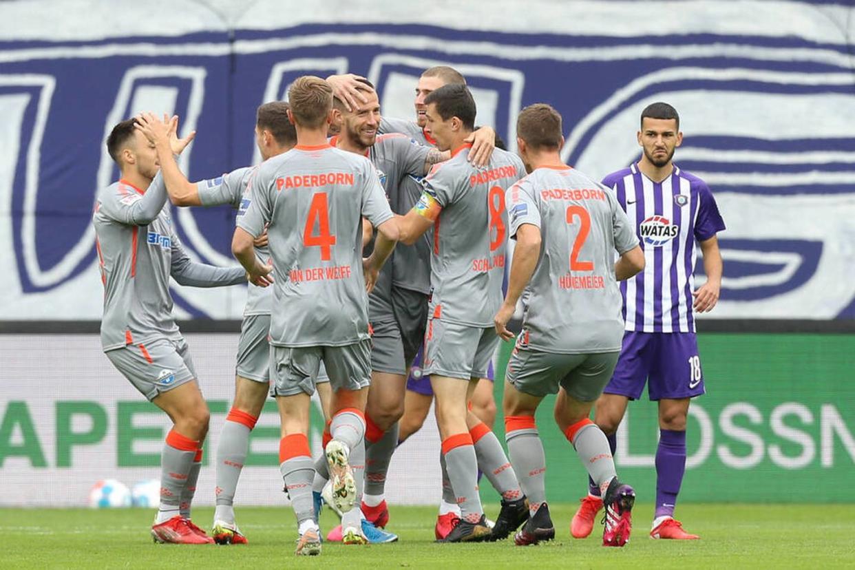 Paderborn jetzt Spitzenreiter - Darmstadt gewinnt trotz langer Unterzahl