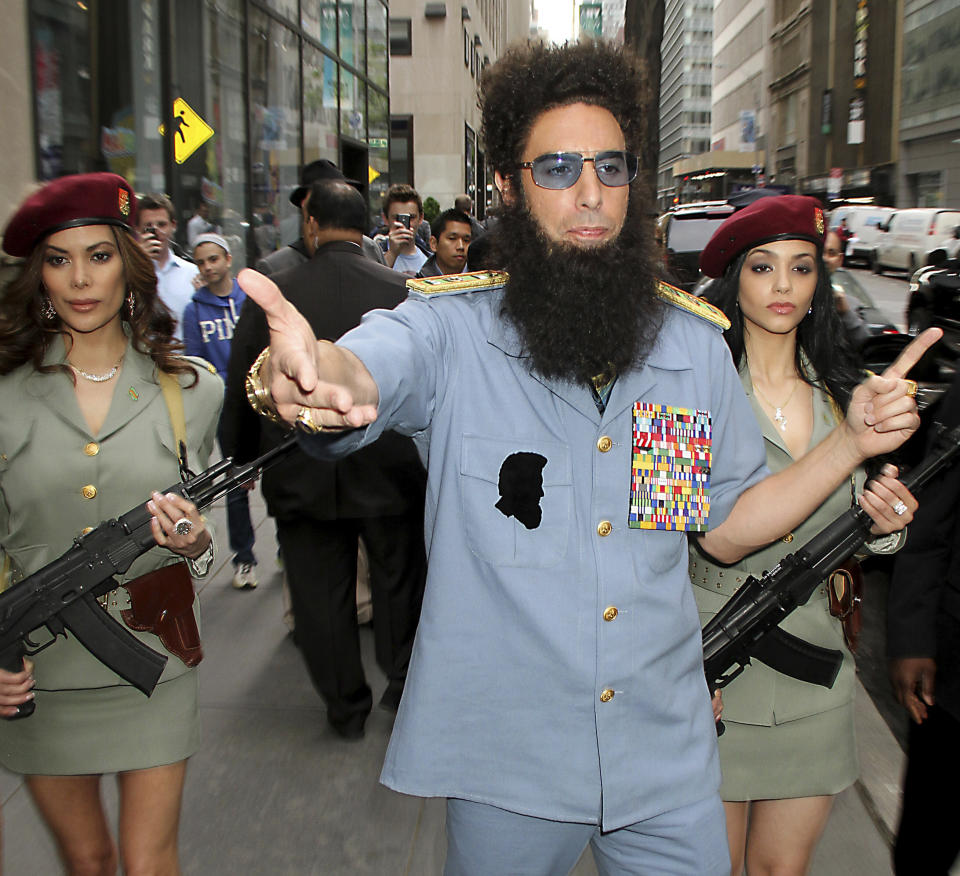 May 07, 2012 Sacha Baron Cohen at the NBC Today Show to talk about his new movie the Dictator in New York City. Credit: RW/MediaPunch Inc. /IPX