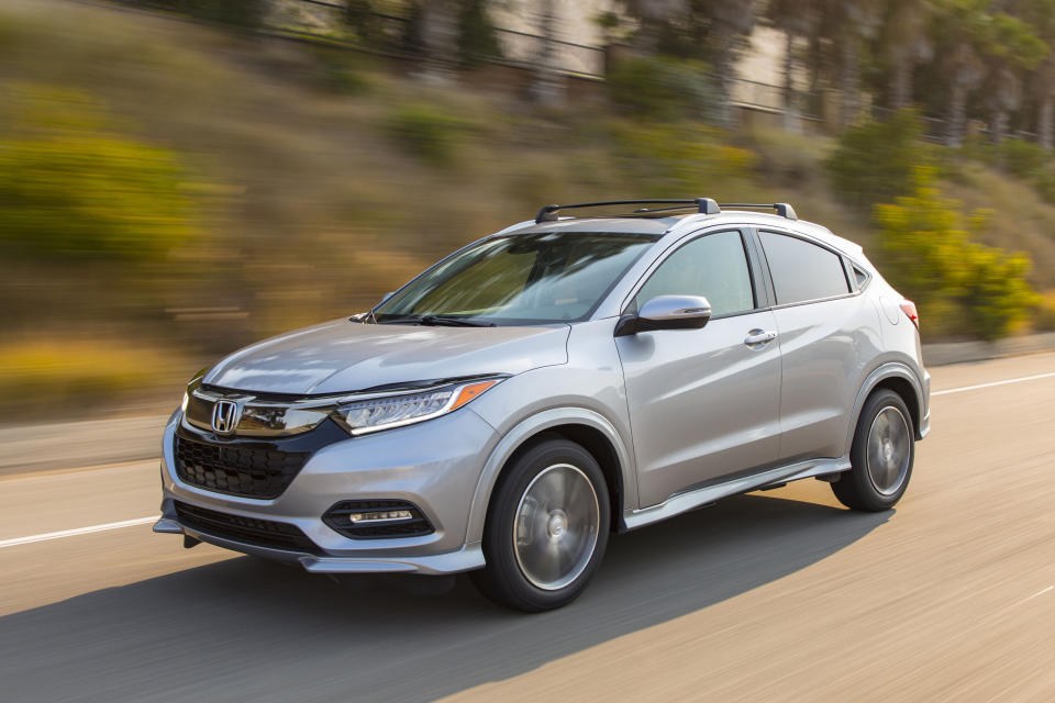 This photo provided by Honda shows the Honda HR-V, a subcompact crossover. (Courtesy of American Honda Motor Co. via AP)