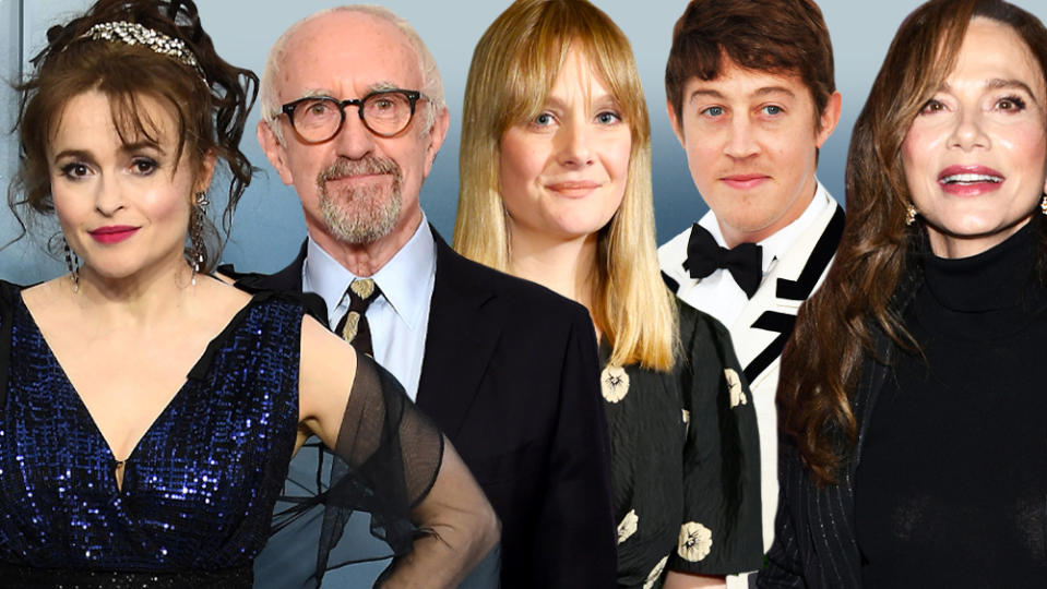 Helena Bonham Carter, Jonathan Pryce, Romola Garai, Alex Sharp and Lena Olin.