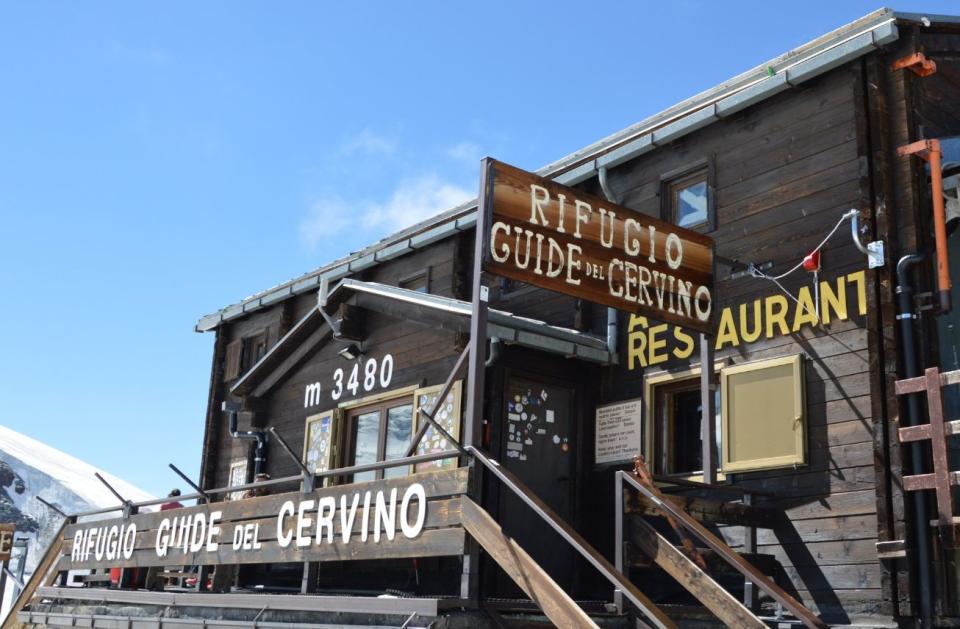 Refugio Guide del Cervino (ahora en el lado suizo de la frontera)