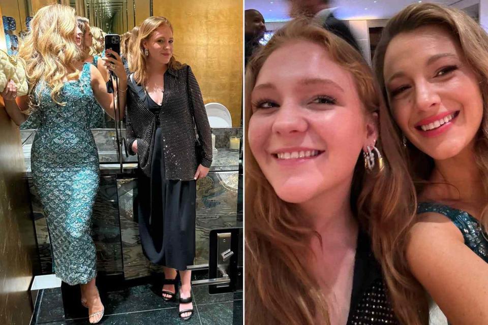 <p>Blake Lively/Instagram (2)</p> Blake Lively shares photos with her niece Kate Johnson from their Tiffany & Co. date night on May 2, 2024