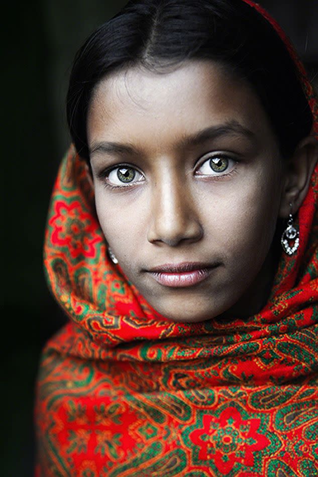 Putia, Bangladesh. <br><br>A young Bangladeshi woman wearing a traditional textile. <br><br>Camera: Nikon D700 <br><br>David Lazar, Australia <br><br>Special Mention, Exotic