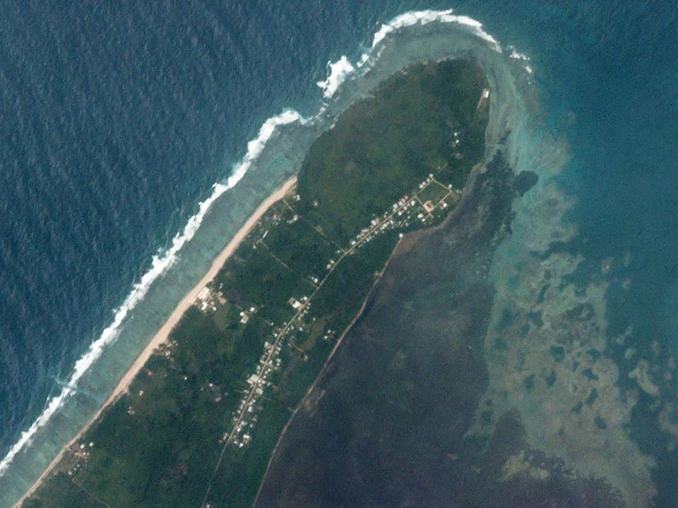 An overview of Kanokupolu in Tongatapu, Tonga, on Friday.