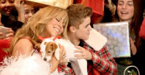 This week, Justin Bieber released the video for his new Christmas duet with Mariah Carey. The song is a cover of 'All I Want for Christmas is You,' with the pair donning their best Christmas costumes and singing their hearts out. Where's the tinsel?!