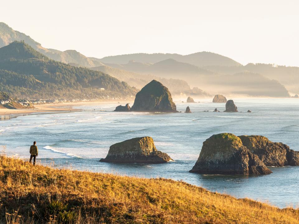 Cannon Beach in Oregon.