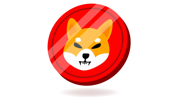 Shiba inu (SHIB) coin symbol vector