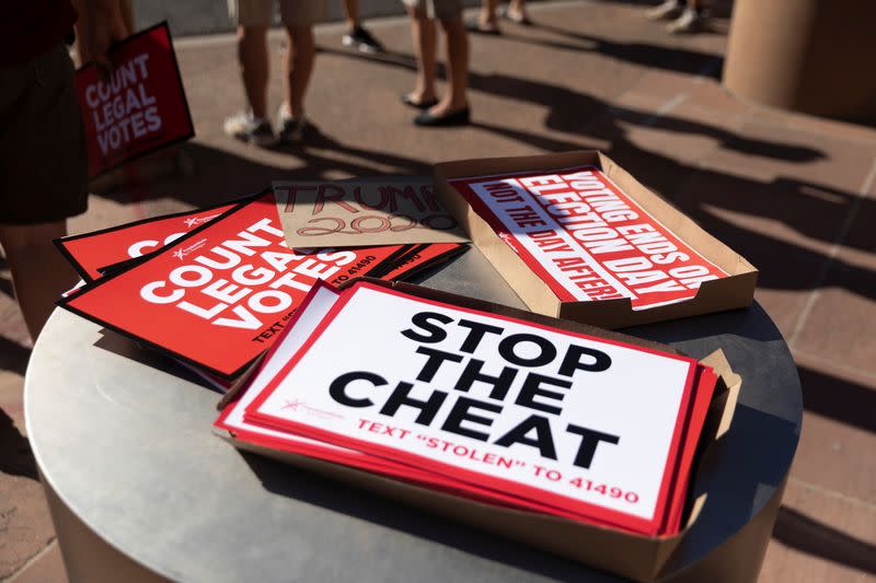 Protests following the U.S. Presidential election, in Phoenix