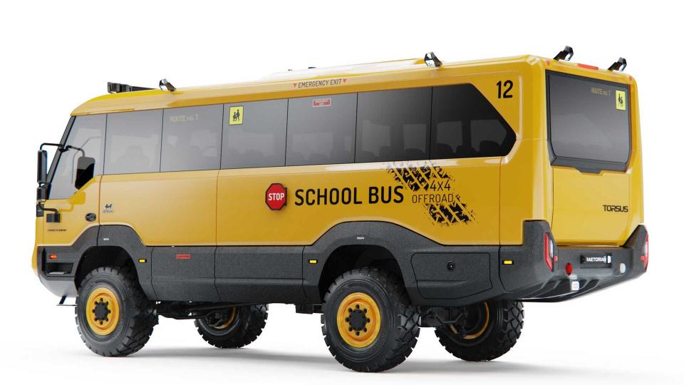 無懼任何路面和地形的強悍校車─Torsus Praetorian School Bus 