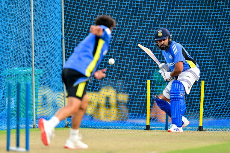 India skipper Rohit Sharma said his men were keeping focused ahead of their next engagement with Sri Lanka (Ishara S. KODIKARA)